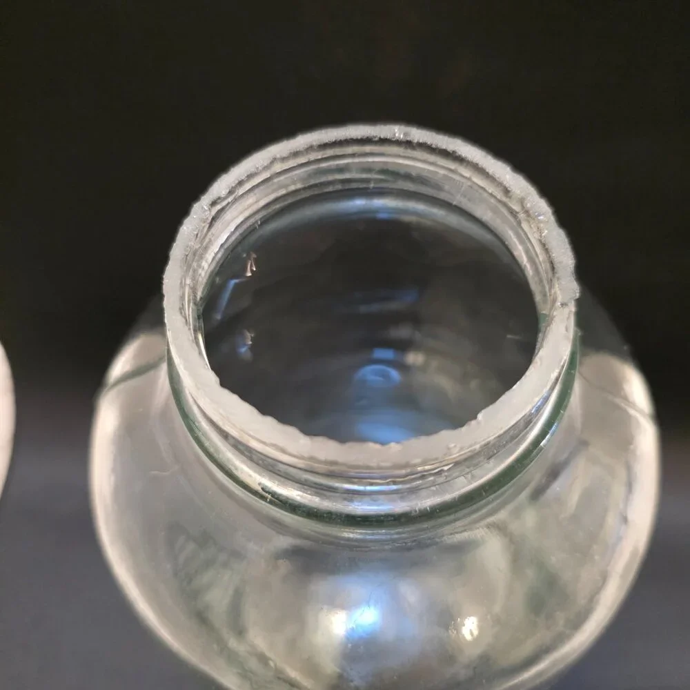 Vintage Horlick's Malted Milk, Racine USA Glass Jar 12in high with lid